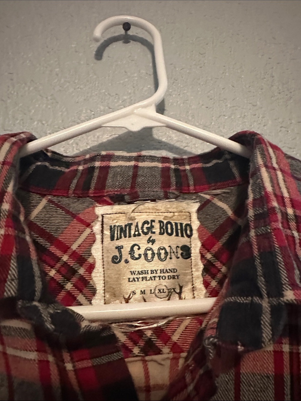 Vintage Boho by J Coons Flamingo Flannel Top - Picture 4 of 4